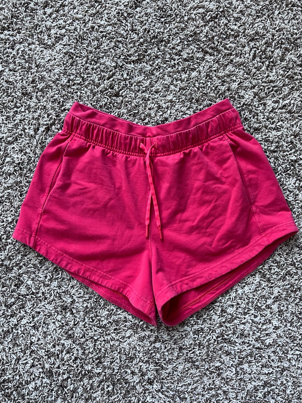 Lululemon Inner Glow 3 Inch Inseam Shorts - Carnation Red